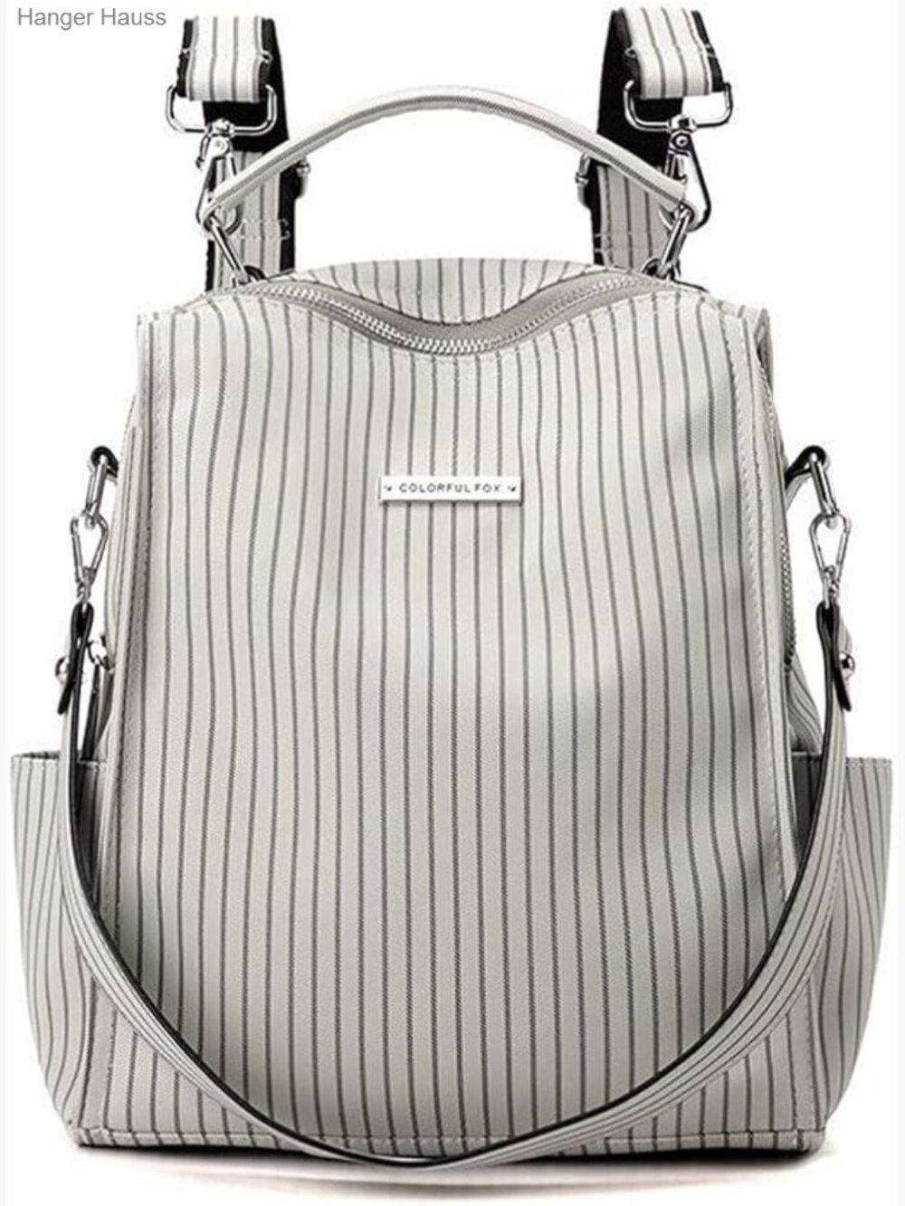 Convertible 3-in-1 Backpack Purse Handbag Travel Bag Removable Strap
